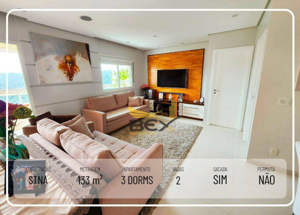 Apartamento com 3 Quartos à Venda, 133 m² em  Alphaville - Santana De Parnaíba