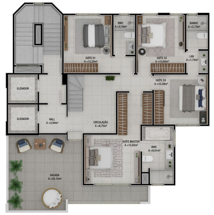 Imagem Cobertura com 4 Quartos à Venda, 236 m² em Pioneiros - Balneário Camboriú Imagem Cobertura com 4 Quartos à Venda, 236 m² em Pioneiros - Balneário Camboriú