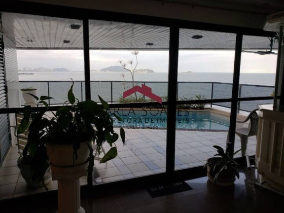 Imagem Apartamento com 4 Quartos à Venda, 360 m² em Vila Alzira - Guarujá