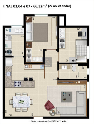 Imagem Apartamento com 2 Quartos à Venda, 66 m² em Rebouças - Curitiba Imagem Apartamento com 2 Quartos à Venda, 66 m² em Rebouças - Curitiba