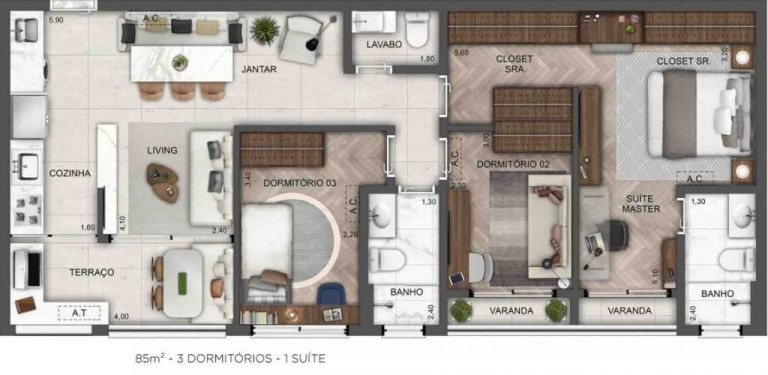 Imagem Apartamento com 3 Quartos à Venda, 85 m² em Perdizes - São Paulo Imagem Apartamento com 3 Quartos à Venda, 85 m² em Perdizes - São Paulo