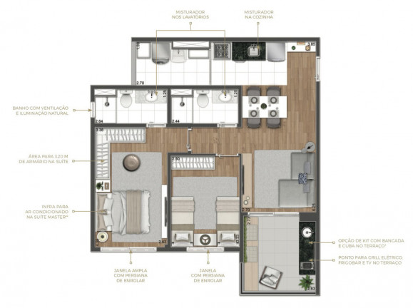 Imagem Apartamento com 3 Quartos à Venda, 115 m² em Santo Amaro - São Paulo