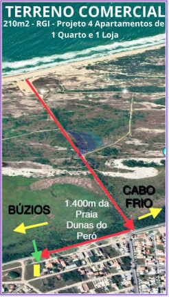 Terreno à Venda,  em Vila Do Peró - Cabo Frio