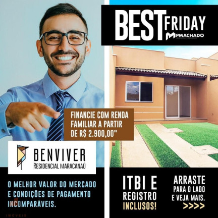 Casa com 3 Quartos à Venda, 70 m² em Luzardo Viana - Maracanaú