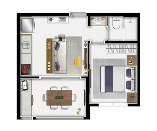 Imagem Apartamento com 1 Quarto à Venda, 35 m² em Sumarezinho - São Paulo