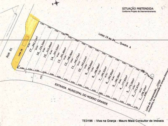 Imagem Terreno à Venda, 262 m² em Jardim ísis - Cotia Imagem Terreno à Venda, 262 m² em Jardim ísis - Cotia