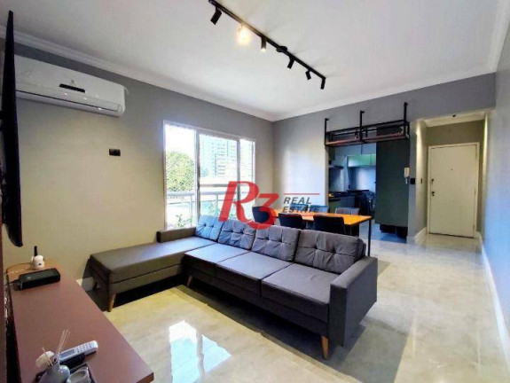 Imagem Apartamento com 2 Quartos à Venda, 65 m² em Ponta Da Praia - Santos