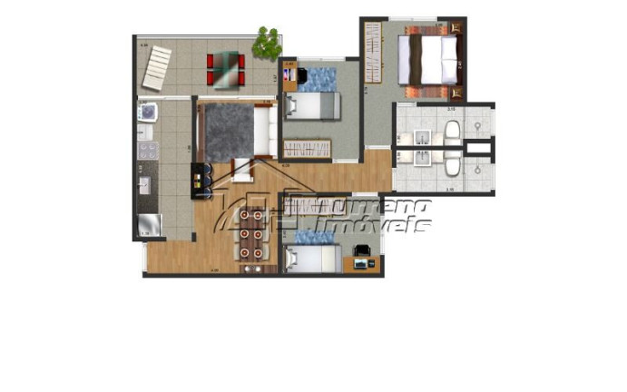 Imagem Apartamento com 2 Quartos à Venda, 66 m² em Urbanova - São José Dos Campos Imagem Apartamento com 2 Quartos à Venda, 66 m² em Urbanova - São José Dos Campos