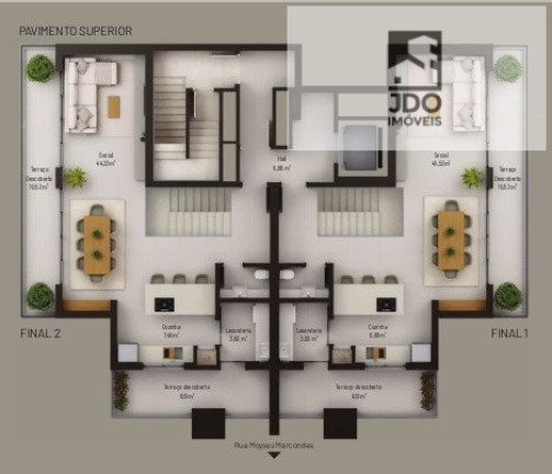 Imagem Cobertura com 3 Quartos à Venda, 155 m² em Juvevê - Curitiba