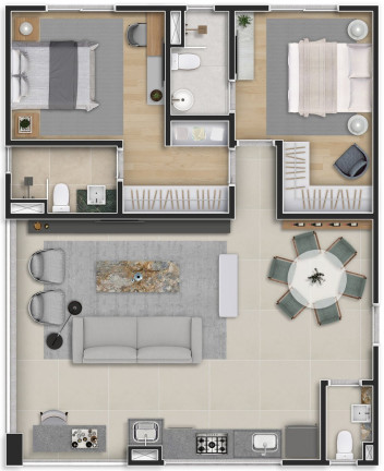 Imagem Apartamento com 2 Quartos à Venda, 82 m² em Indianópolis - São Paulo