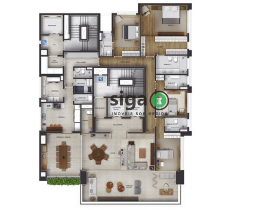 Imagem Apartamento com 4 Quartos à Venda, 303 m² em Itaim - São Paulo Imagem Apartamento com 4 Quartos à Venda, 303 m² em Itaim - São Paulo