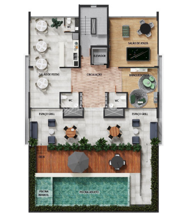 Imagem Apartamento com 2 Quartos à Venda, 61 m² em Camboinha - Cabedelo