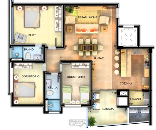 Imagem Apartamento com 3 Quartos à Venda, 123 m² em Centro - Foz Do Iguaçu Imagem Apartamento com 3 Quartos à Venda, 123 m² em Centro - Foz Do Iguaçu