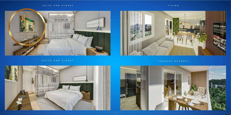 Imagem Apartamento com 3 Quartos à Venda, 83 m² em Chacara Sta Margarida - Paulínia