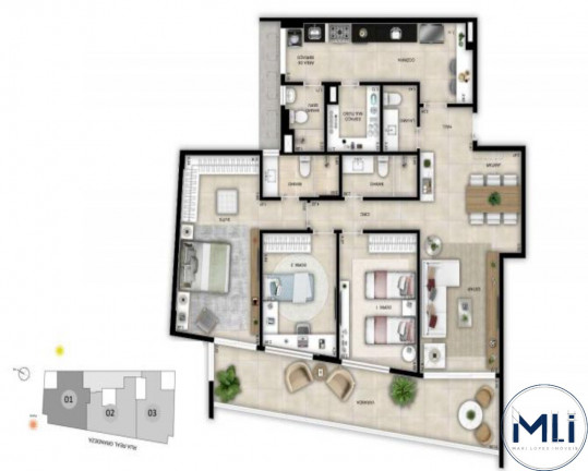 Imagem Imóvel com 2 Quartos à Venda, 97 m² em Botafogo - Rio De Janeiro