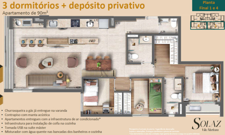 Imagem Apartamento com 3 Quartos à Venda, 87 m² em Vila Mariana - São Paulo Imagem Apartamento com 3 Quartos à Venda, 87 m² em Vila Mariana - São Paulo