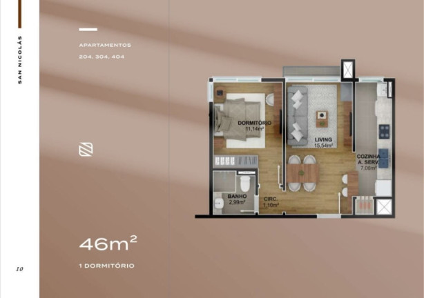 Imagem Apartamento com 1 Quarto à Venda, 46 m² em Floresta - Gramado Imagem Apartamento com 1 Quarto à Venda, 46 m² em Floresta - Gramado
