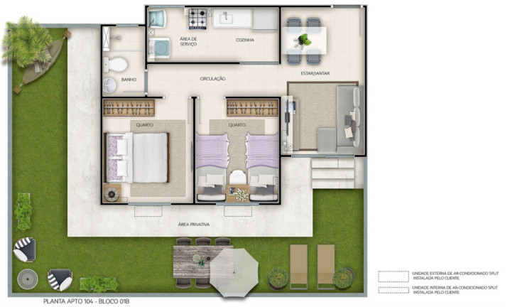Imagem Imóvel com 2 Quartos à Venda, 41 m² em Guaratiba - Rio De Janeiro