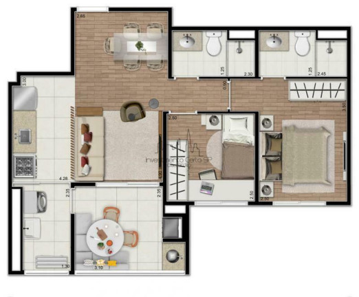 Imagem Apartamento com 2 Quartos à Venda, 59 m² em Vila Prudente - São Paulo Imagem Apartamento com 2 Quartos à Venda, 59 m² em Vila Prudente - São Paulo
