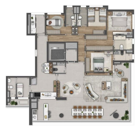 Imagem Apartamento com 4 Quartos à Venda, 164 m² em Brooklin Novo - São Paulo Imagem Apartamento com 4 Quartos à Venda, 164 m² em Brooklin Novo - São Paulo