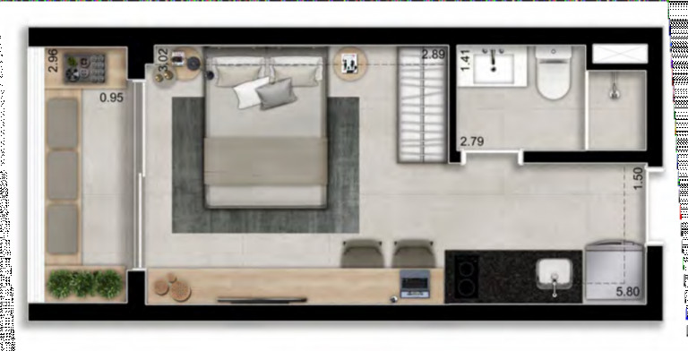 Imagem Kitnet com 1 Quarto à Venda, 23 m² em Jardim Vila Mariana - São Paulo Imagem Kitnet com 1 Quarto à Venda, 23 m² em Jardim Vila Mariana - São Paulo