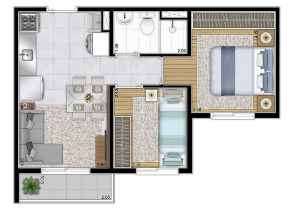 Imagem Apartamento com 2 Quartos à Venda, 35 m² em Socorro - São Paulo Imagem Apartamento com 2 Quartos à Venda, 35 m² em Socorro - São Paulo