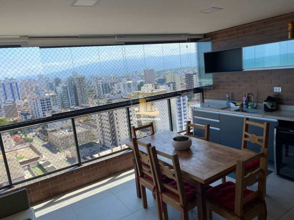 Imagem Apartamento com 3 Quartos à Venda, 145 m² em Guilhermina - Praia Grande