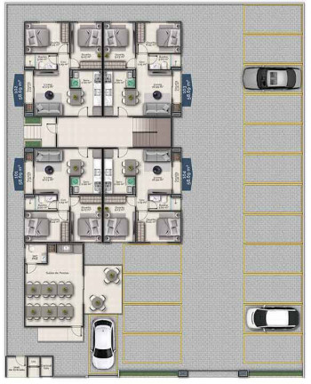 Imagem Apartamento com 2 Quartos à Venda, 58 m² em Santa Luzia - Tijucas
