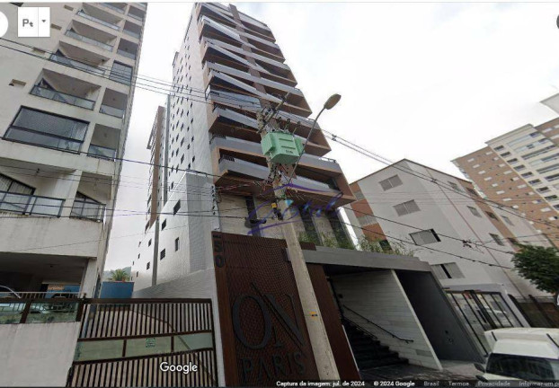 Apartamento com 2 Quartos à Venda, 74 m² em Canto Do Forte - Praia Grande