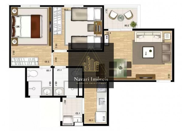Imagem Apartamento com 2 Quartos à Venda, 56 m² em Vila Rosália - Guarulhos Imagem Apartamento com 2 Quartos à Venda, 56 m² em Vila Rosália - Guarulhos