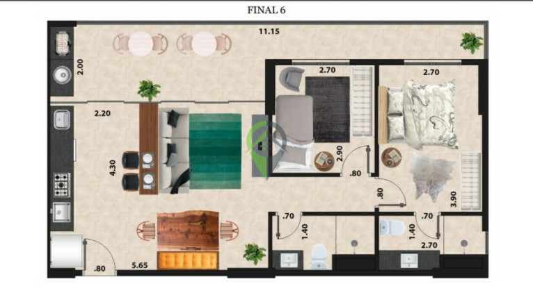 Imagem Apartamento com 2 Quartos à Venda, 74 m² em José Menino - Santos Imagem Apartamento com 2 Quartos à Venda, 74 m² em José Menino - Santos