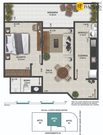 Imagem Apartamento com 1 Quarto à Venda, 55 m² em Braga - Cabo Frio Imagem Apartamento com 1 Quarto à Venda, 55 m² em Braga - Cabo Frio