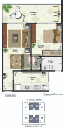 Imagem Imóvel com 1 Quarto à Venda, 57 m² em Braga - Cabo Frio