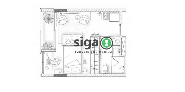 Imagem Apartamento com 1 Quarto à Venda, 28 m² em Vila Madalena - São Paulo Imagem Apartamento com 1 Quarto à Venda, 28 m² em Vila Madalena - São Paulo