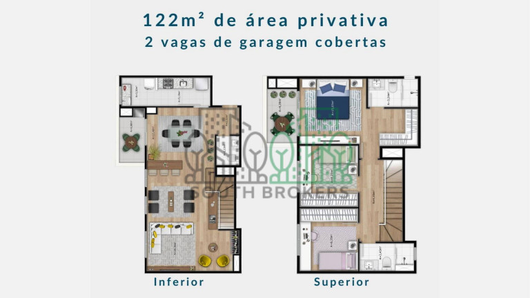 Imagem Apartamento com 3 Quartos à Venda, 109 m² em Capão Raso - Curitiba Imagem Apartamento com 3 Quartos à Venda, 109 m² em Capão Raso - Curitiba
