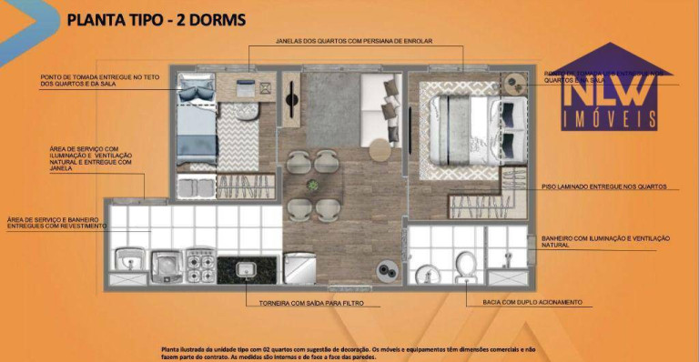 Apartamento com 2 Quartos à Venda, 36 m² em Morumbi - São Paulo