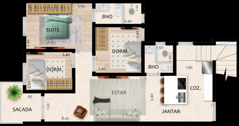 Imagem Apartamento com 2 Quartos à Venda, 68 m² em Vila Curuçá - Santo André Imagem Apartamento com 2 Quartos à Venda, 68 m² em Vila Curuçá - Santo André