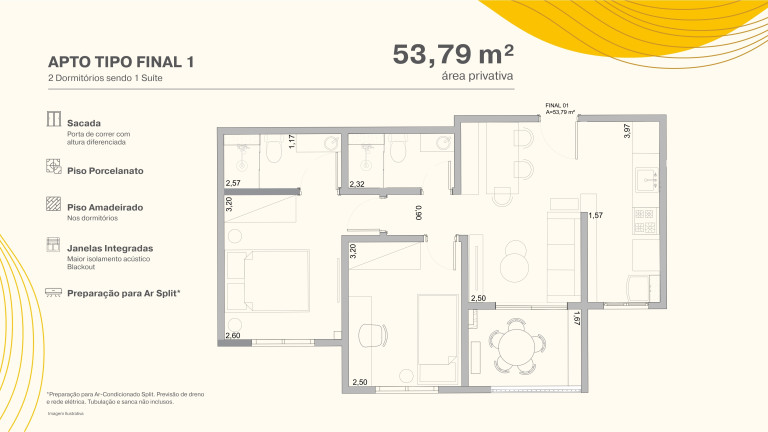 Imagem Imóvel com 2 Quartos à Venda, 53 m² em Terras De Santa Martha - Bonfim Paulista - Ribeirão Preto