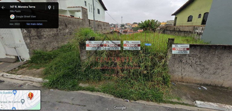 Terreno à Venda, 360 m² em Jardim Nossa Senhora Do Carmo - São Paulo