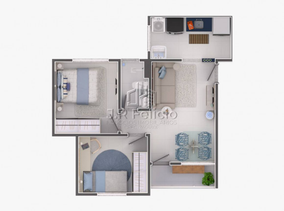 Imagem Casa com 2 Quartos à Venda, 49 m² em Indaiatuba Imagem Casa com 2 Quartos à Venda, 49 m² em Indaiatuba