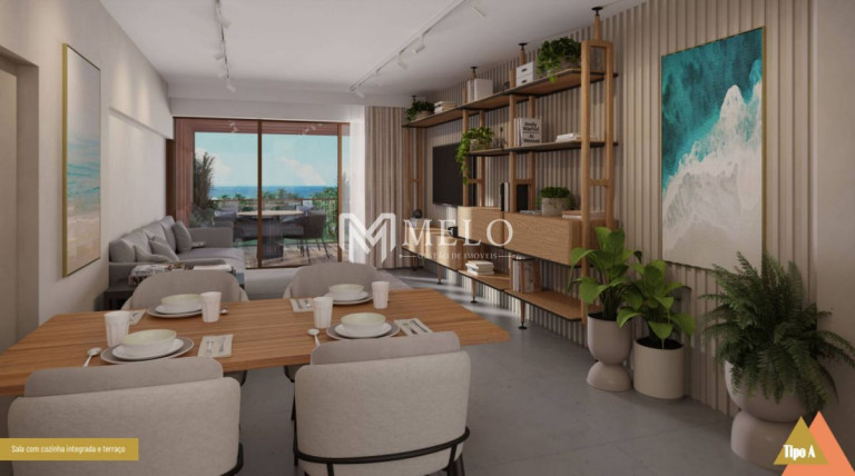 Apartamento com 1 Quarto à Venda, 28 m² em Pina - Recife