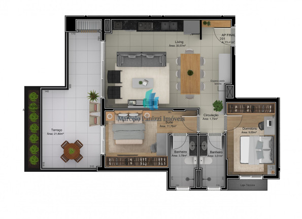 Imagem Apartamento com 2 Quartos à Venda, 93 m² em Humaitá - Bento Gonçalves