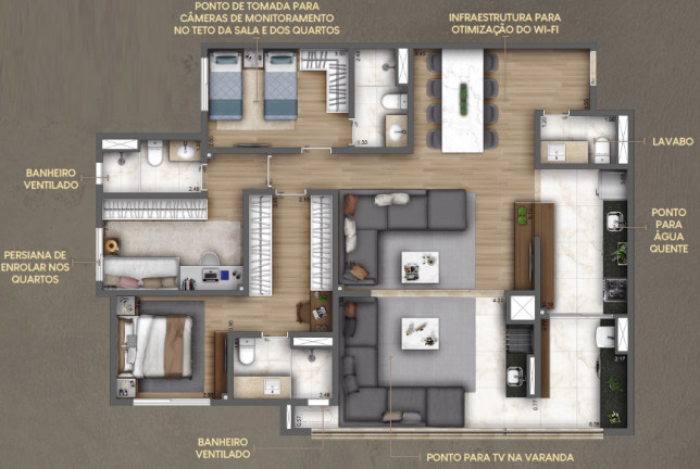 Imagem Apartamento com 3 Quartos à Venda, 93 m² em Vila Leopoldina - São Paulo