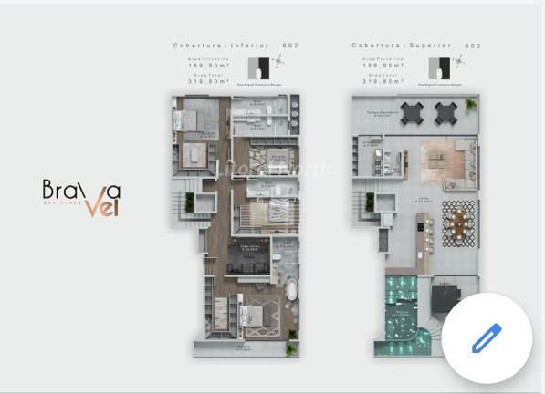 Imagem Apartamento com 2 Quartos à Venda, 109 m² em Praia Brava - Itajaí Imagem Apartamento com 2 Quartos à Venda, 109 m² em Praia Brava - Itajaí