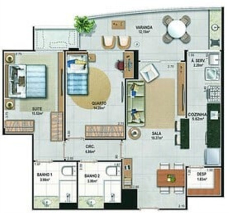 Imagem Imóvel com 3 Quartos à Venda, 107 m² em Ingá - Niterói