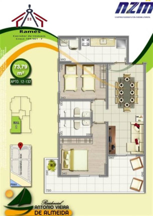 Imagem Apartamento com 2 Quartos à Venda, 76 m² em Ocian - Praia Grande Imagem Apartamento com 2 Quartos à Venda, 76 m² em Ocian - Praia Grande