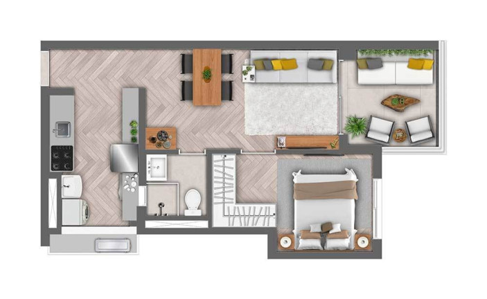 Imagem Apartamento com 1 Quarto à Venda, 47 m² em Perdizes - São Paulo