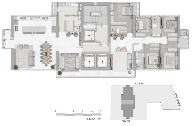 Imagem Apartamento com 4 Quartos à Venda, 146 m² em Estados - Balneário Camboriú Imagem Apartamento com 4 Quartos à Venda, 146 m² em Estados - Balneário Camboriú
