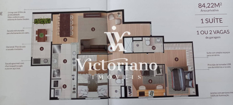 Imagem Apartamento com 3 Quartos à Venda, 84 m² em Loteamento Villa Branca - Jacareí Imagem Apartamento com 3 Quartos à Venda, 84 m² em Loteamento Villa Branca - Jacareí