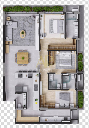 Imagem Apartamento com 3 Quartos à Venda, 183 m² em Centro - Florianópolis